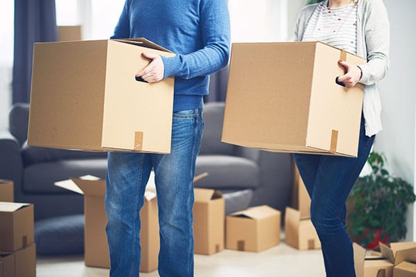 Find out how to make handles on moving boxes to make them easier to lift and carry.