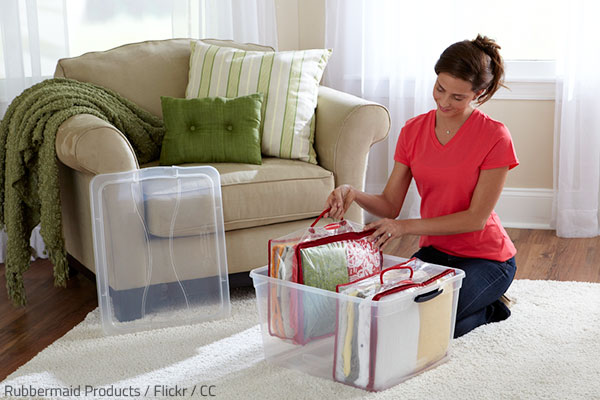 Find out how to pack clothes for storage and how to properly store clothes in a storage unit.