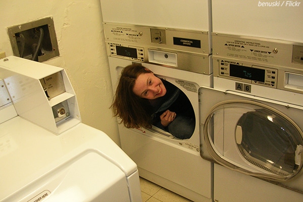 Moving a dryer by yourself