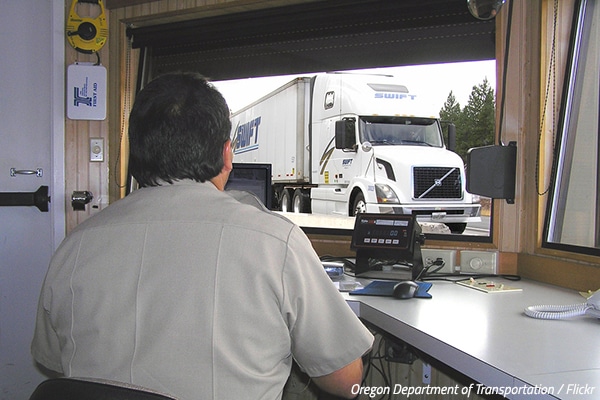 How do moving companies determine weight?