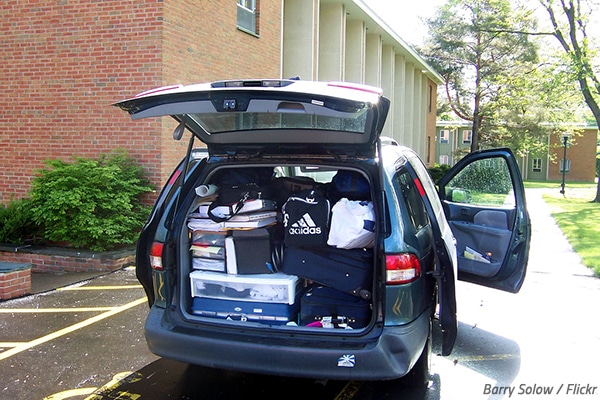 How to pack a car for a move