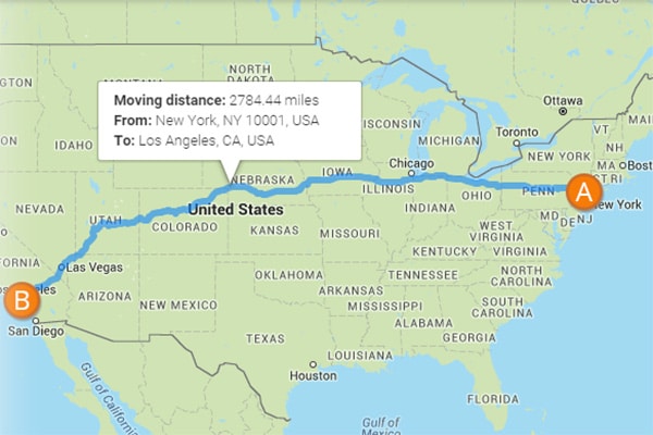 How to move long distance cheap