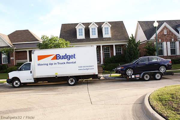 Make sure you know how to tow a car with a moving truck the right way.