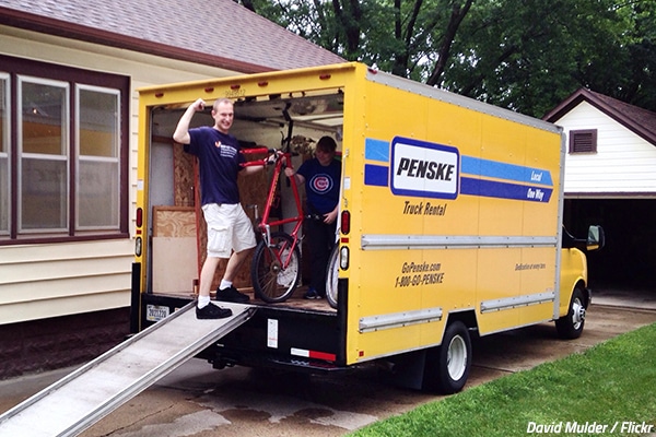 What is the moving truck rental cost?