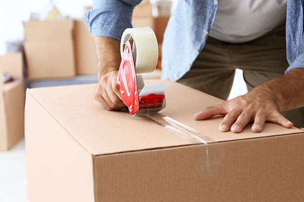 Make sure you know how to tape moving boxes the right way.