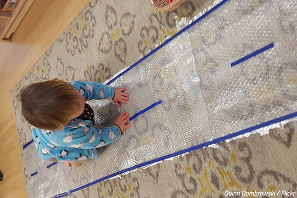 What to do with bubble wrap after the move